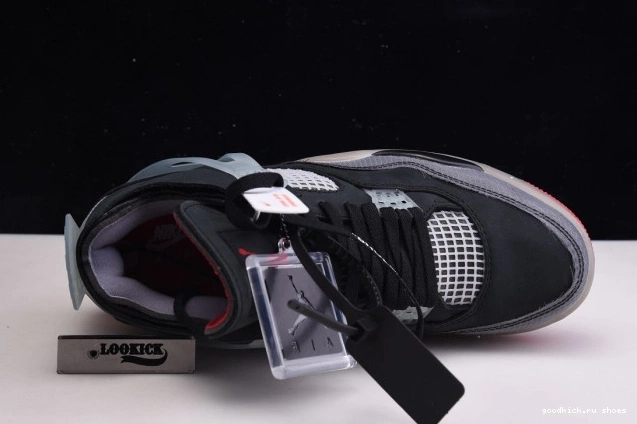 Rep x Off White Bred CV9388-001 4 Retro Air Jordan 0810